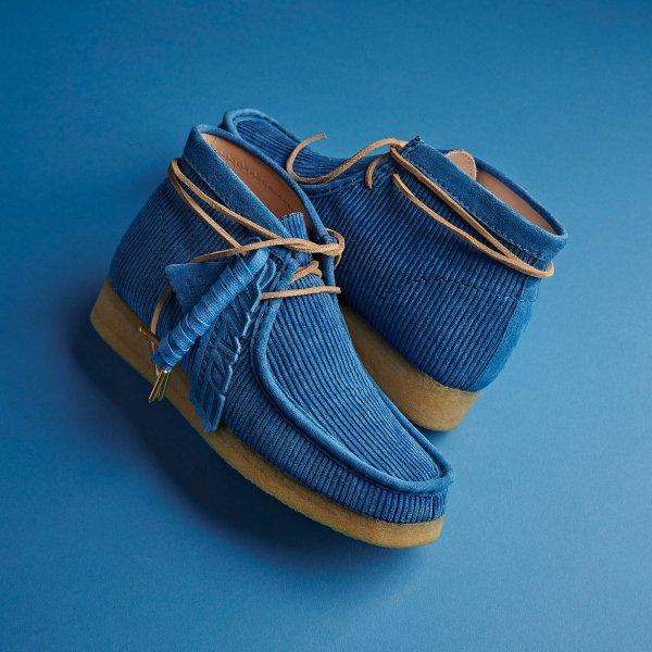 Pacific Blue Clarks Originals X Mayde Wallabee Boot