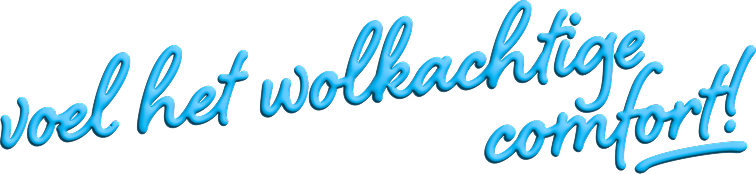 Voel het wolkachtige comfort!