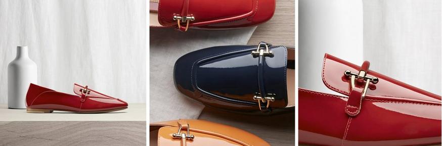 Clarks Pure patent loafers