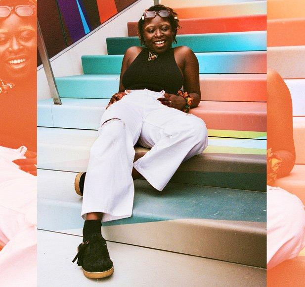 Tolu Elusadé wearing Wallabee Cup