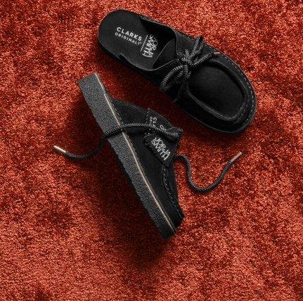 Aerial view of the Jorja Smith x Clarks original collaboration