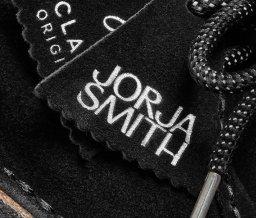 Close up of fob for the Jorja Smith x Clarks original collaboration
