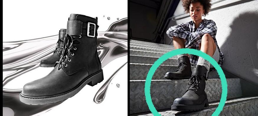 Ankle boots biker style best sale