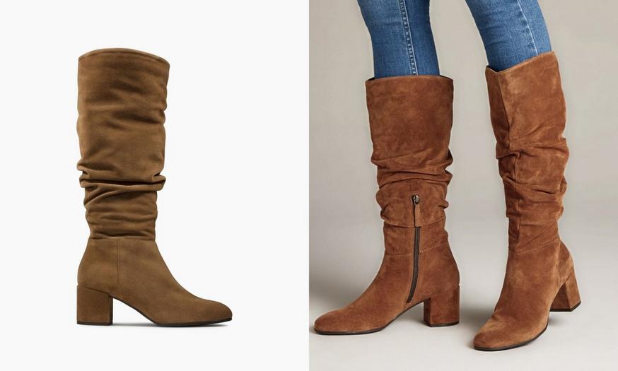 Clarks Sheer Slouch Suede Boots