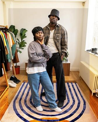 Felicia Brown and Matthew Sojole stood facing the camera