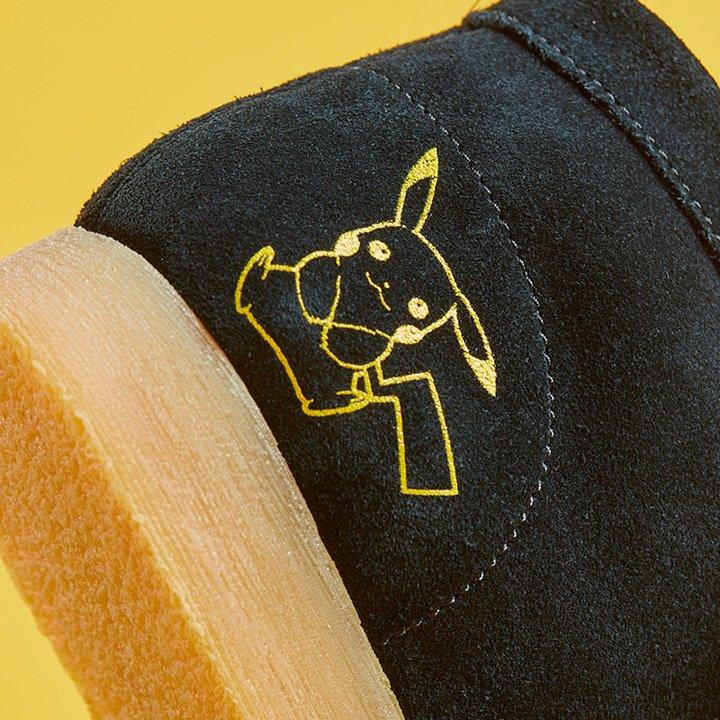 Clarks Originals x Pokemon Wallabee Boot in Black Clarks Originals