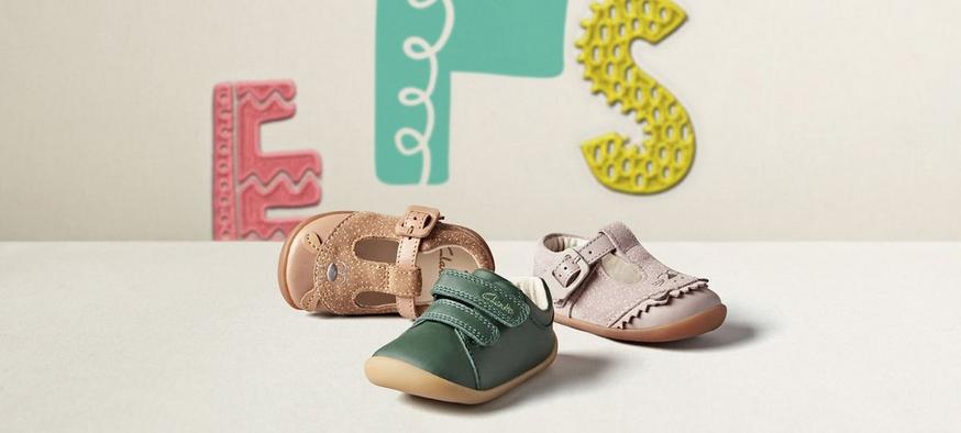 Baby first walking hot sale shoes clarks