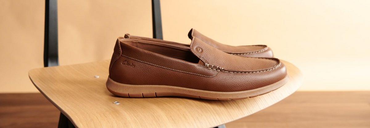 Mens light brown loafers
