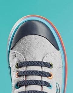 Top view of the Foxing Hi Race Kid Grey Combination shoe