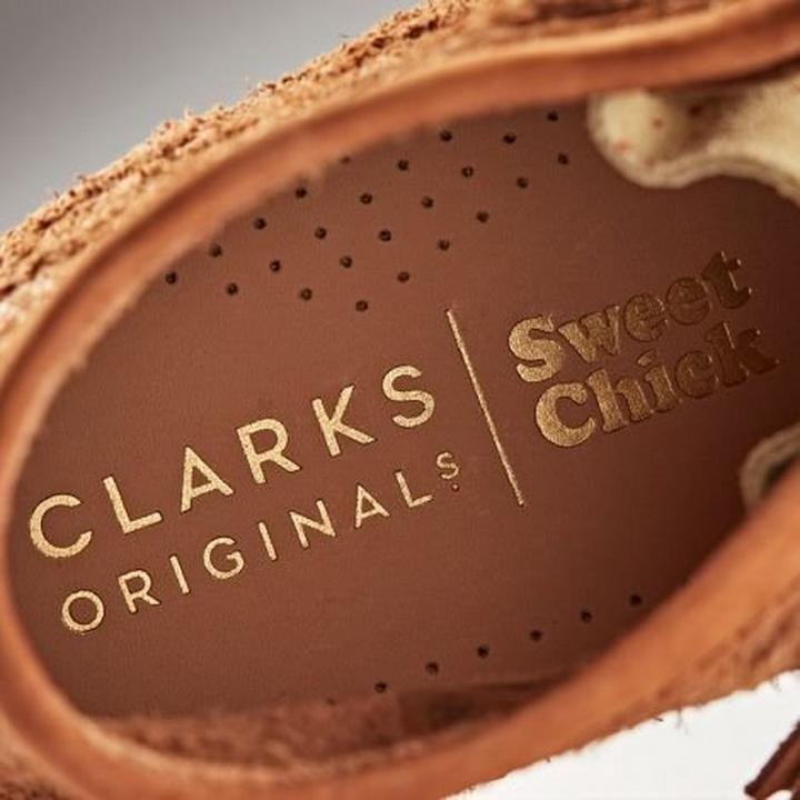 Close up of Clarks shoe sole