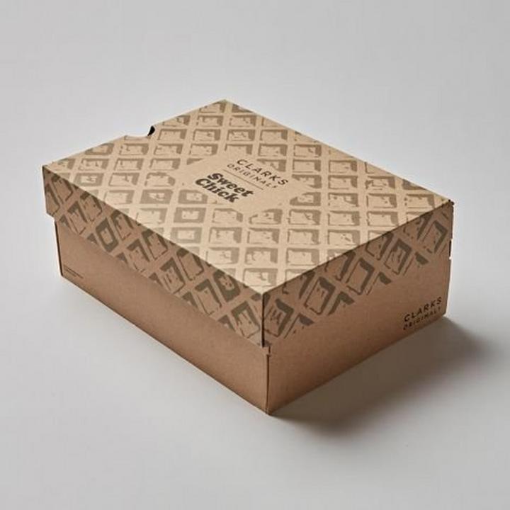Sweet chick shoe box packaging