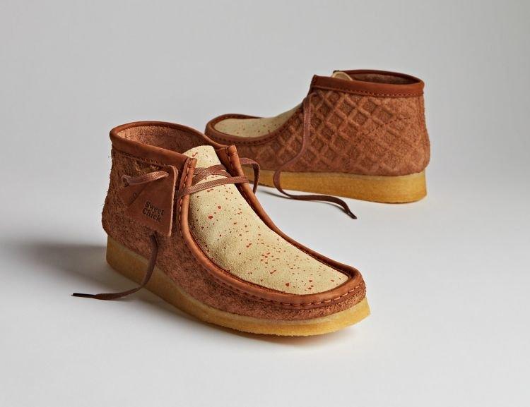 Sweet Chick x Clarks Wallabee Boots Natural Waffle - SELECTA BISSO