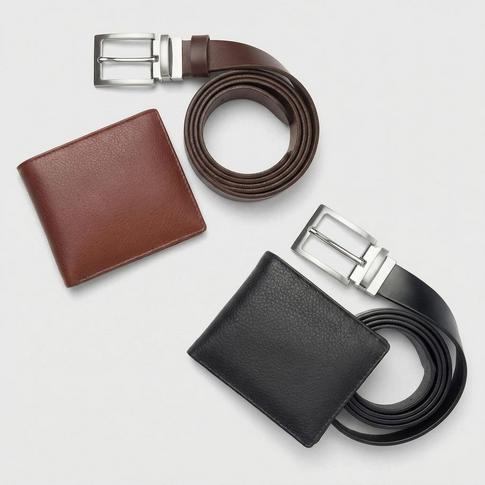 Men's Leather Wallets and Belts