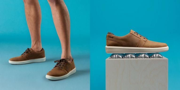 Man wearing Brodin Seam casual sneaker with Extreme Comfort footbed