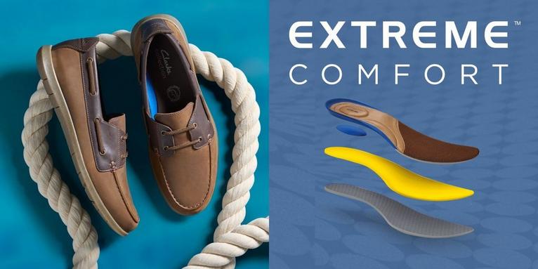 Men's Flexway 2 Eye boat shoes with Extreme Comfort footbed technology
