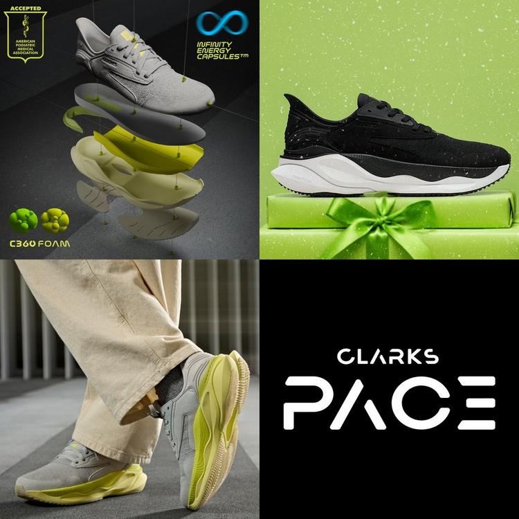 Clarks PACE : La chaussure de marche ultime