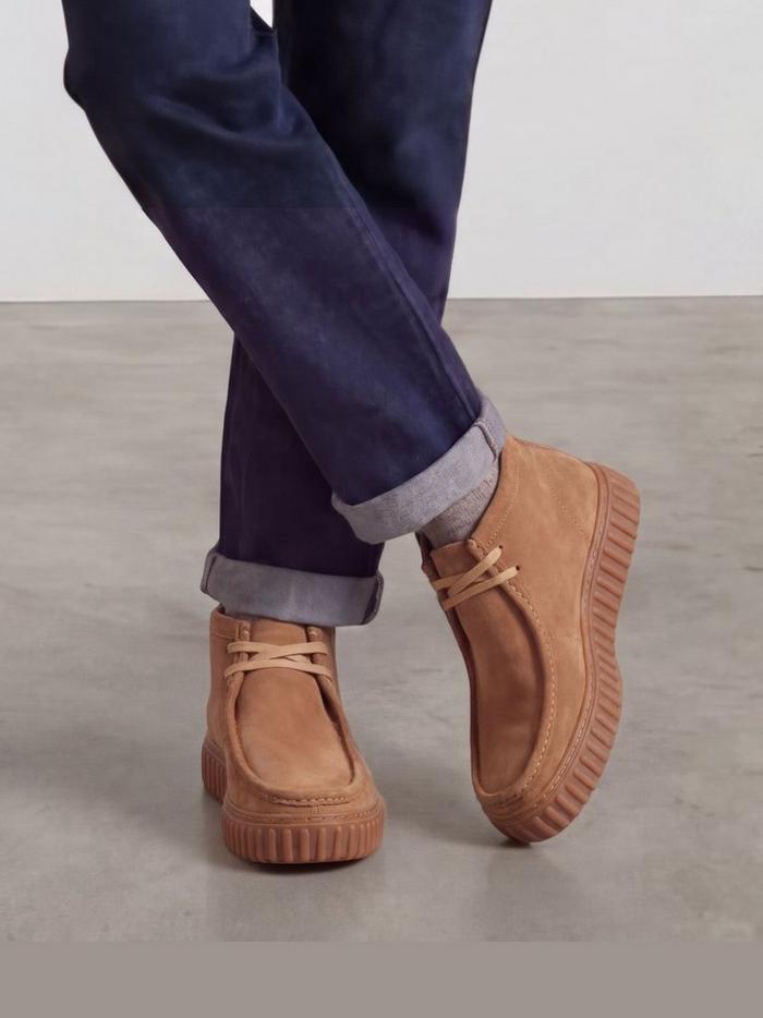 Torhill Hi Dark Sand Suede