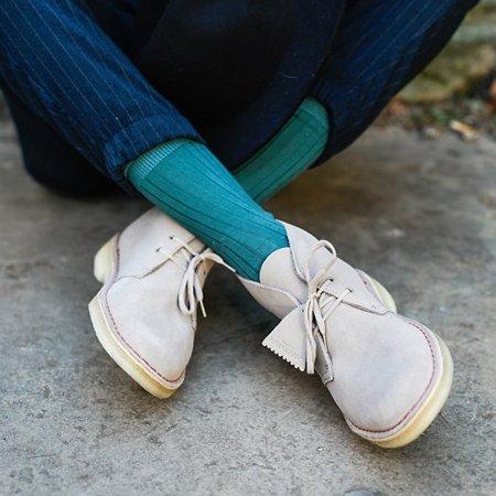 Woman Wearing White Shoes