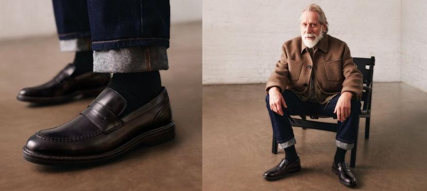 Clarks Brantin Plain in Dark Tan Leather