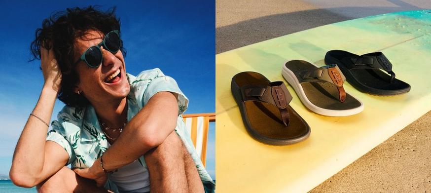 Clarks Cloudsteppers Flip-Flops