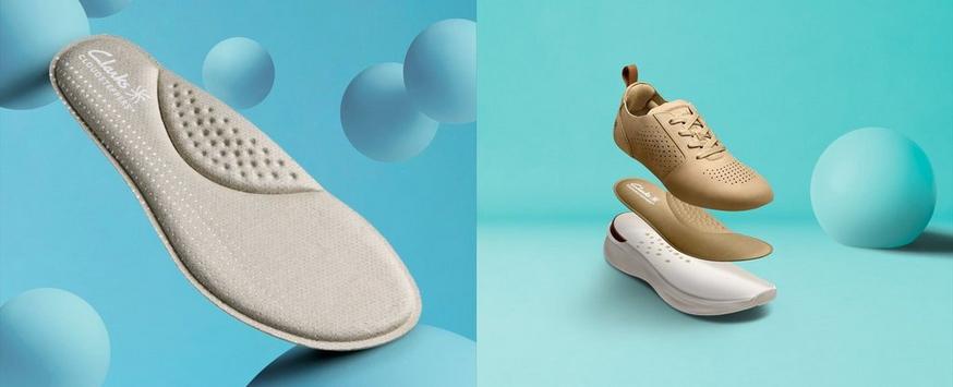 Pale green Solevana Style shoe and a deconstructed sand Solevana Style trainer