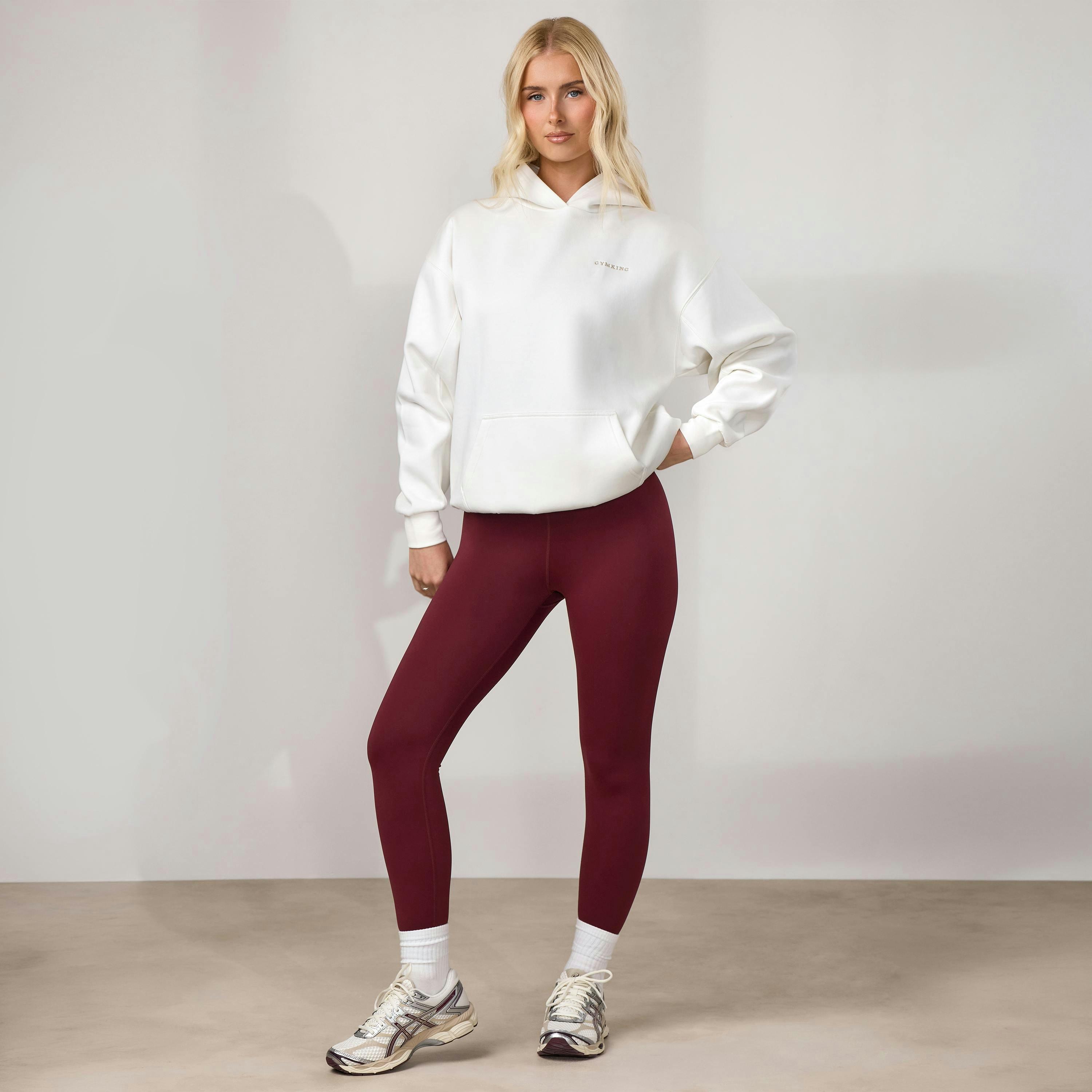 Gym King 365 Relaxed Fit Fleece Hoodie - Cream , view 6 of 6