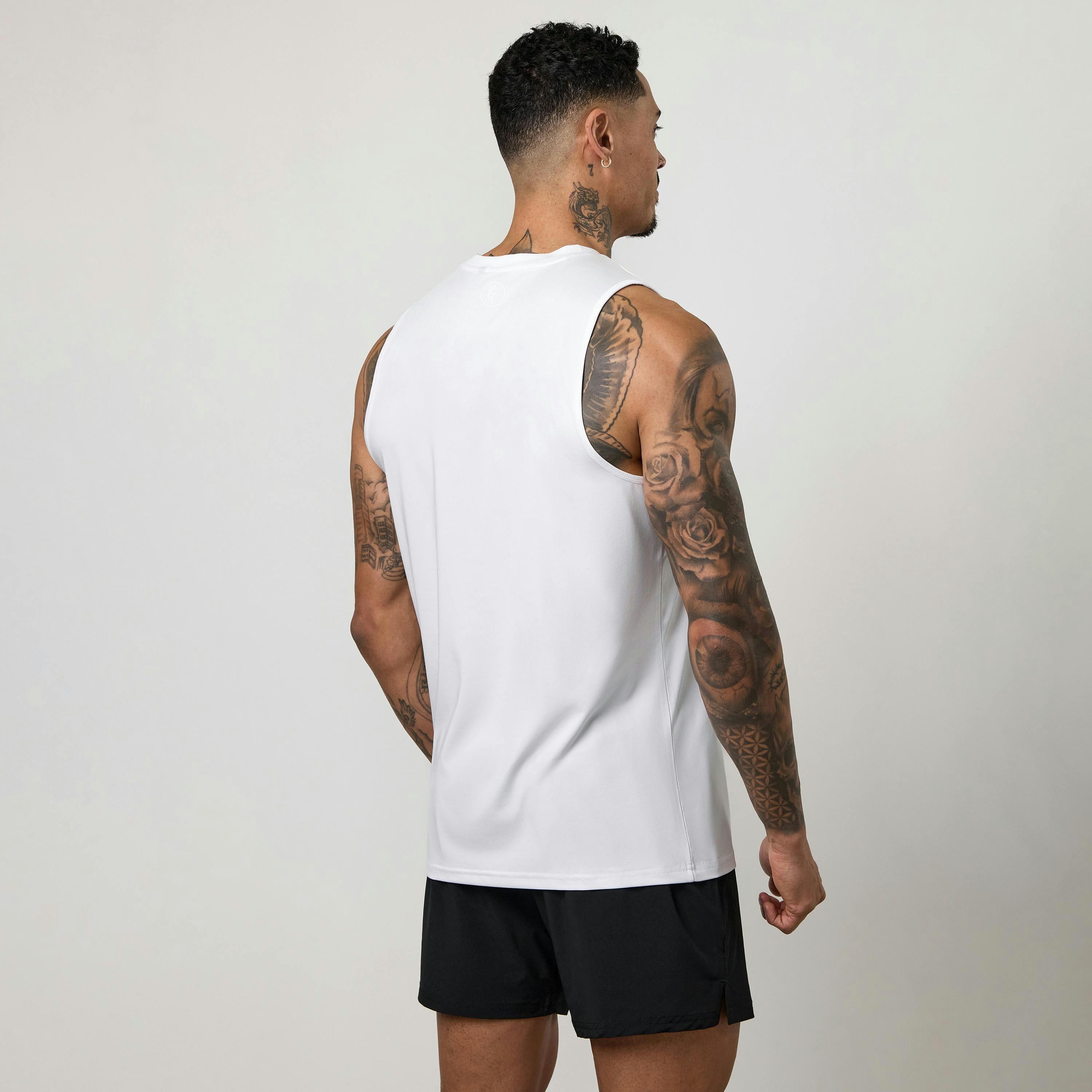 Gym King Victory Performance Vest - White , view 2 of 5