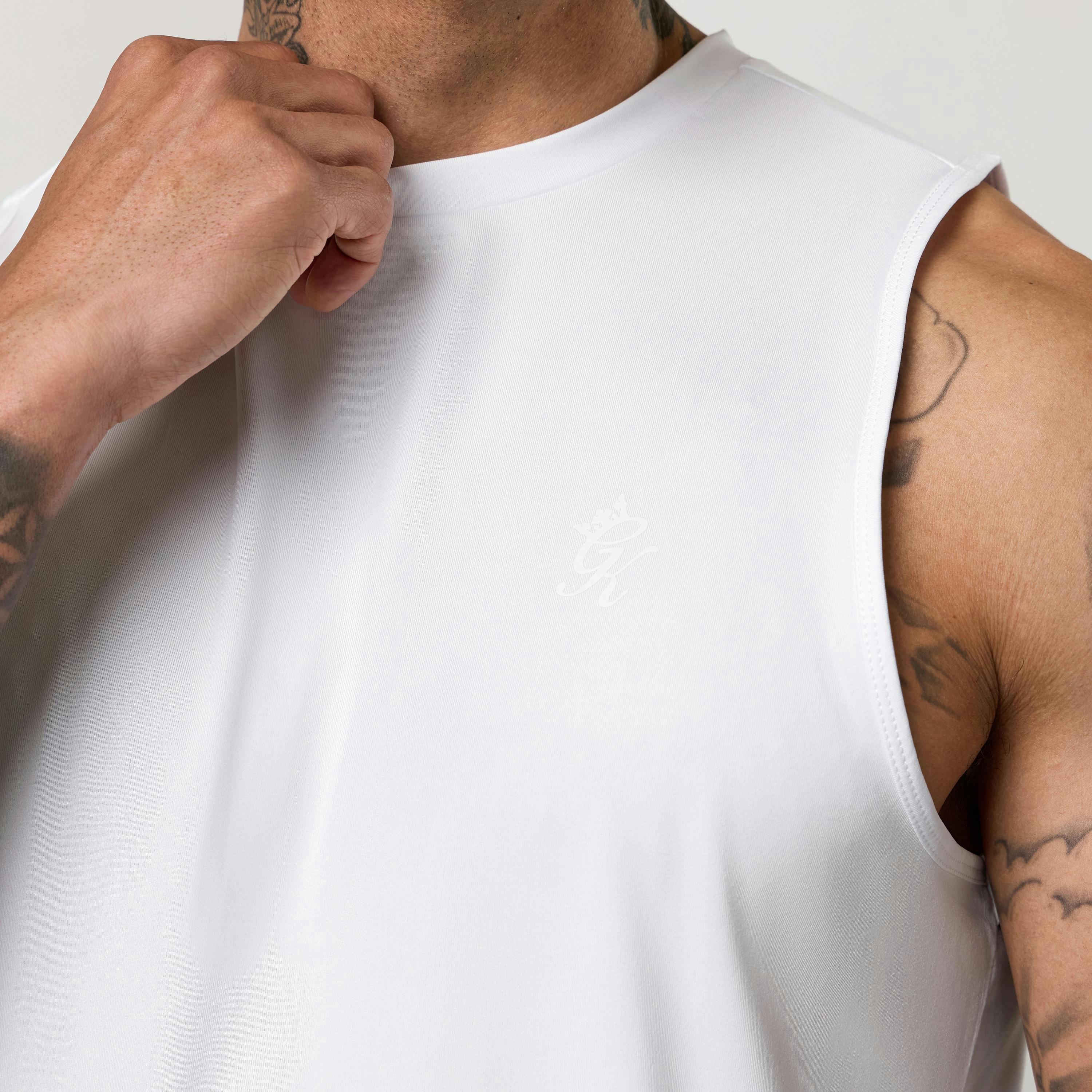 Gym King Victory Performance Vest - White , view 4 of 5