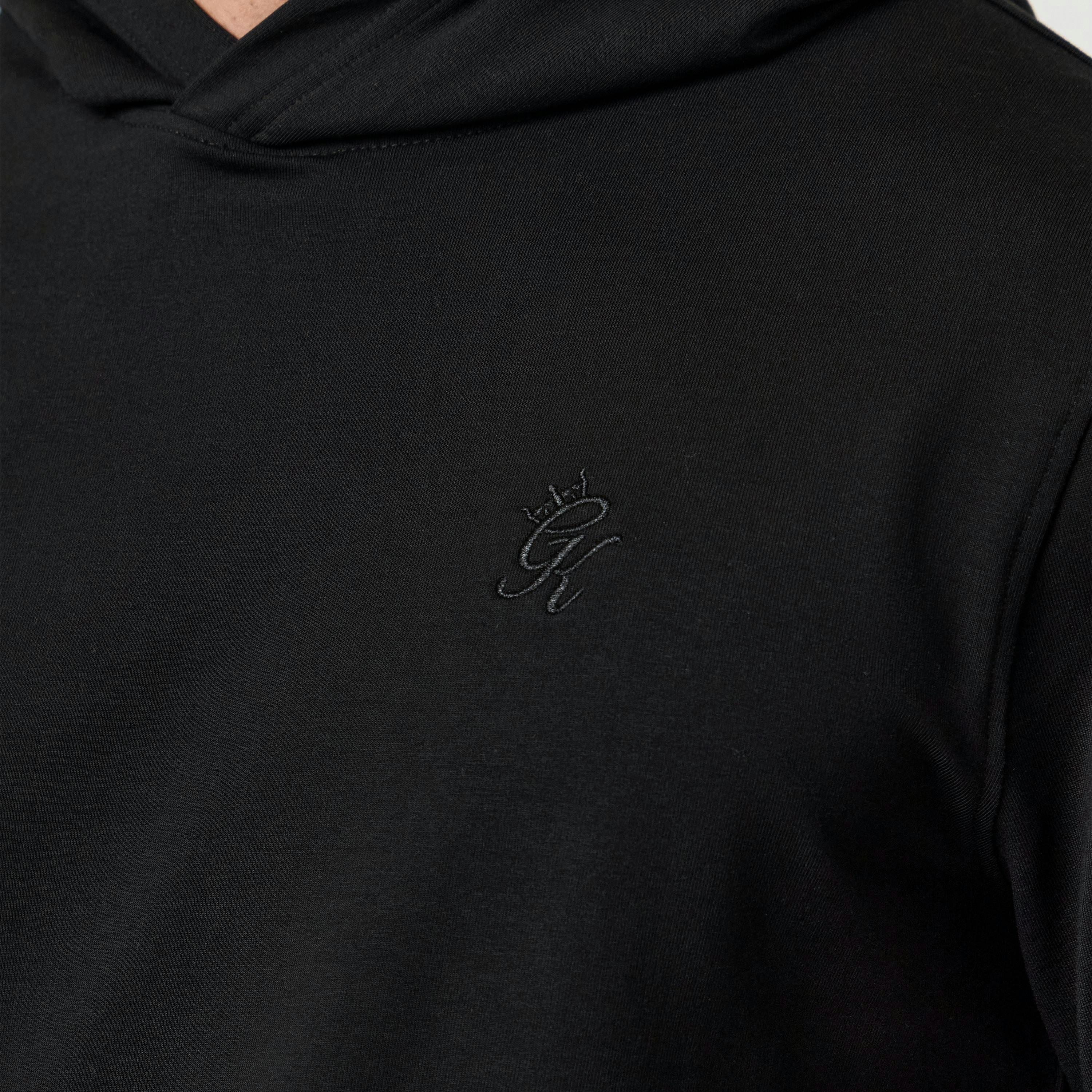 Gym King Victory Lightweight Loopback Hoodie - Black , view 5 of 6