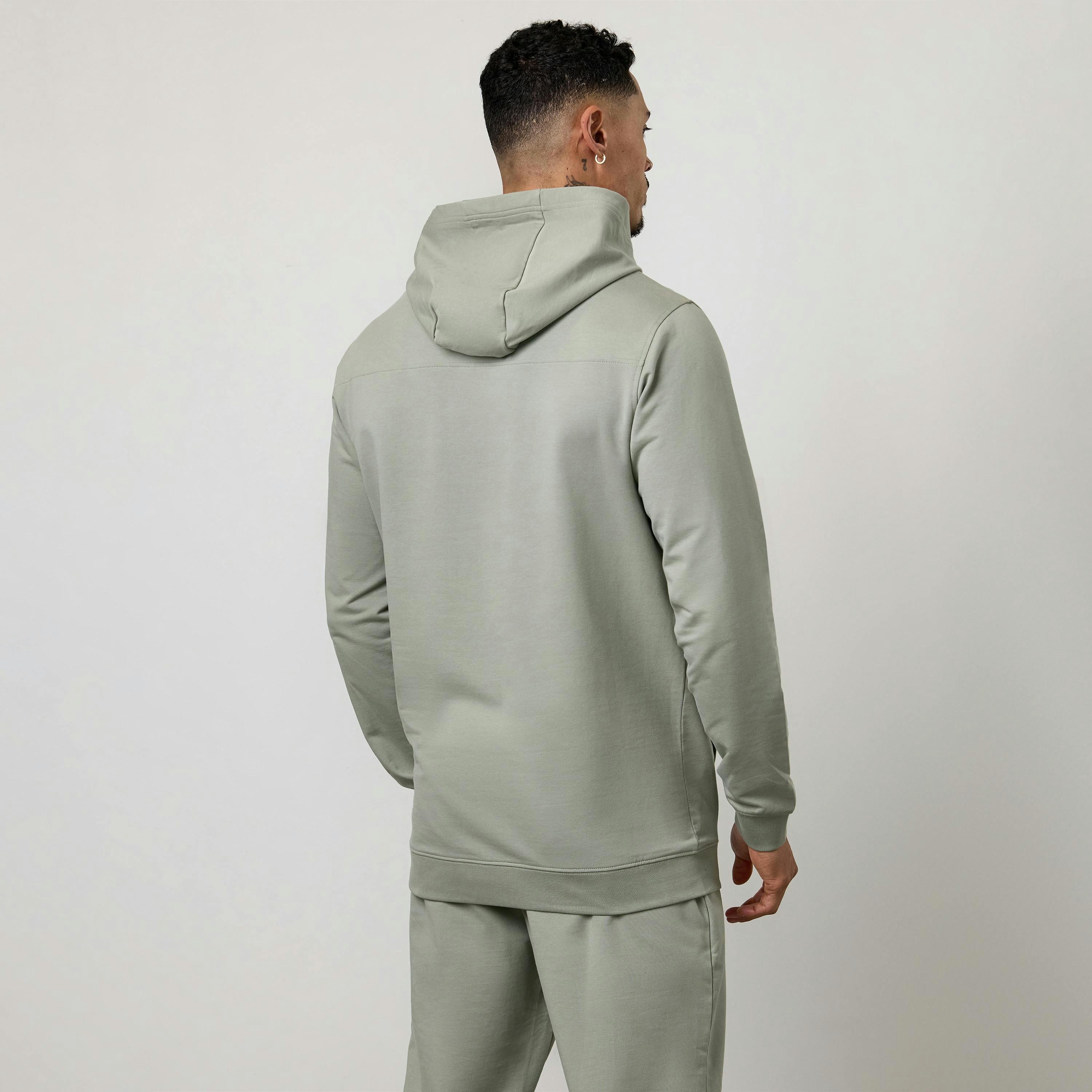 Gym King Victory Lightweight Loopback Hoodie - Soft Khaki , view 2 of 6