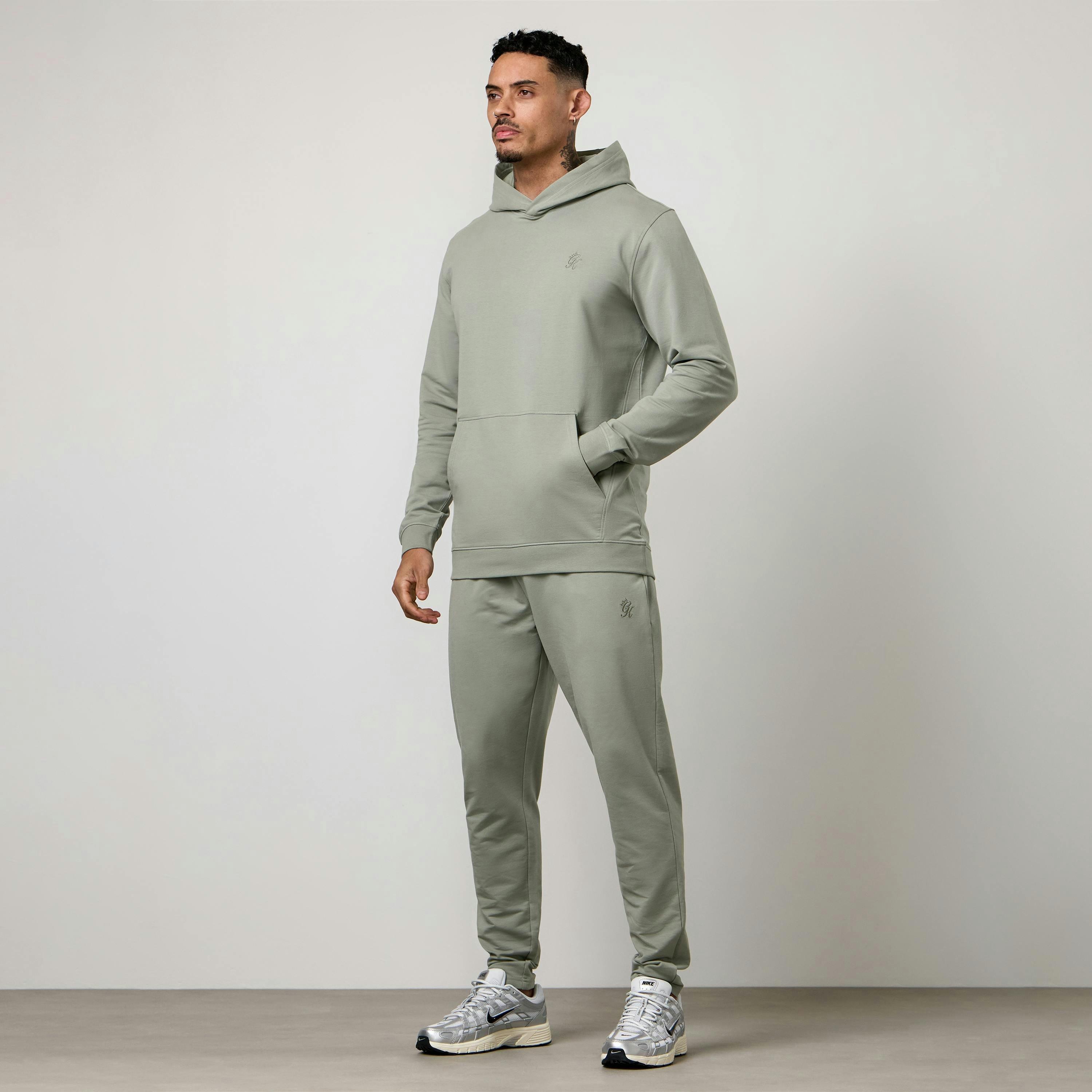 Gym King Victory Lightweight Loopback Hoodie - Soft Khaki , view 3 of 6
