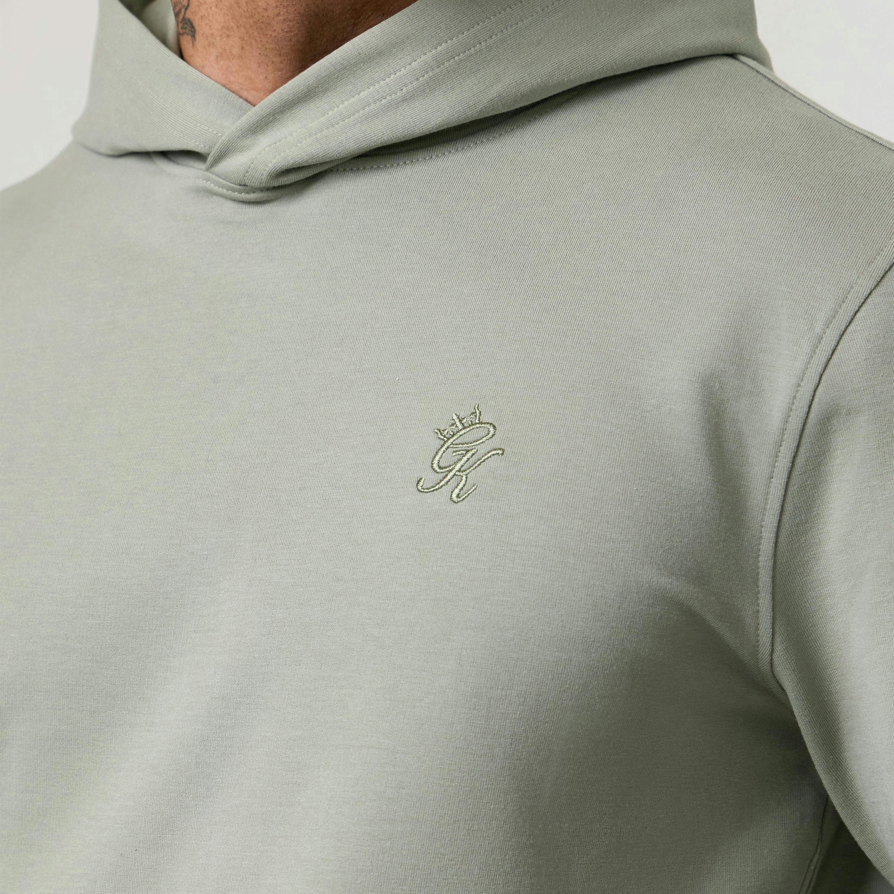 Gym King Victory Lightweight Loopback Hoodie - Soft Khaki , view 5 of 6