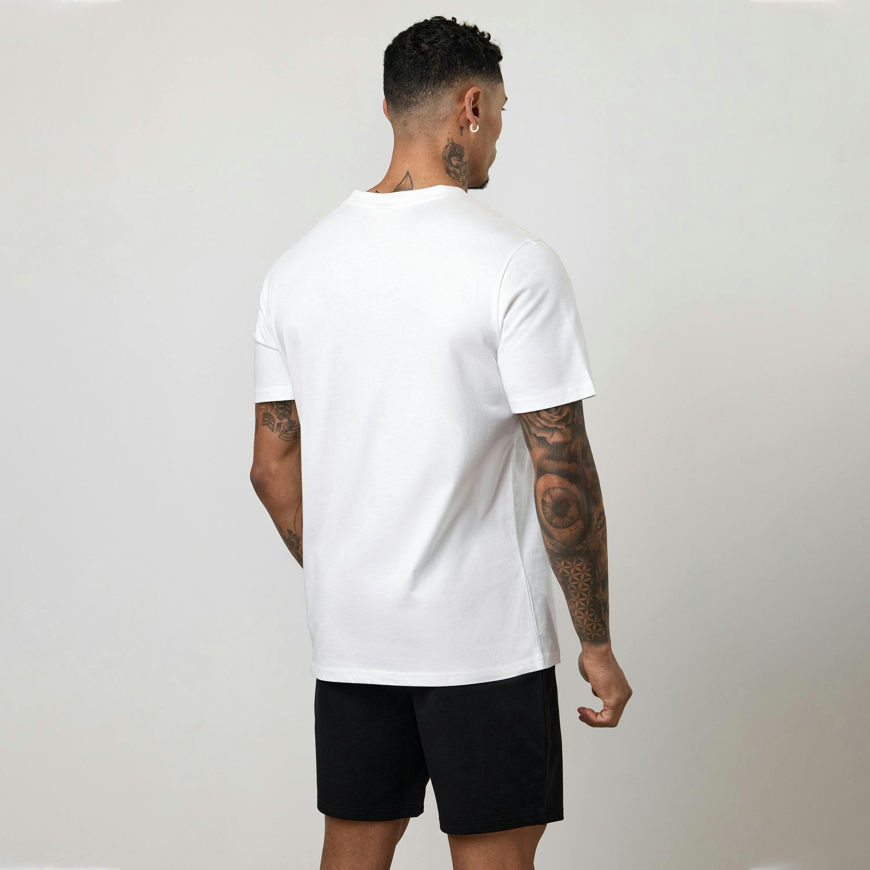 Gym King Victory Regular Fit Jersey T-Shirt - White , view 2 of 6