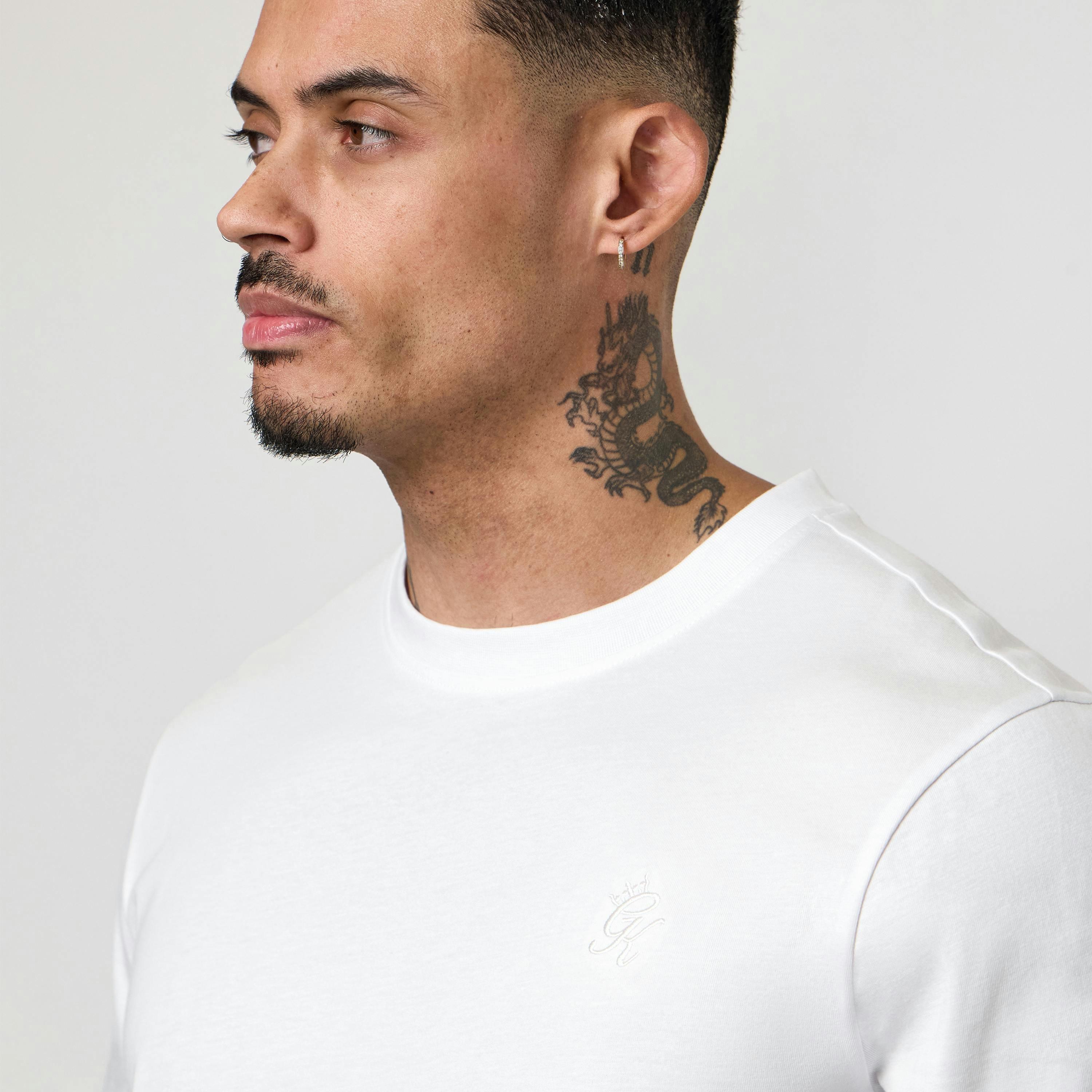 Gym King Victory Regular Fit Jersey T-Shirt - White , view 5 of 6