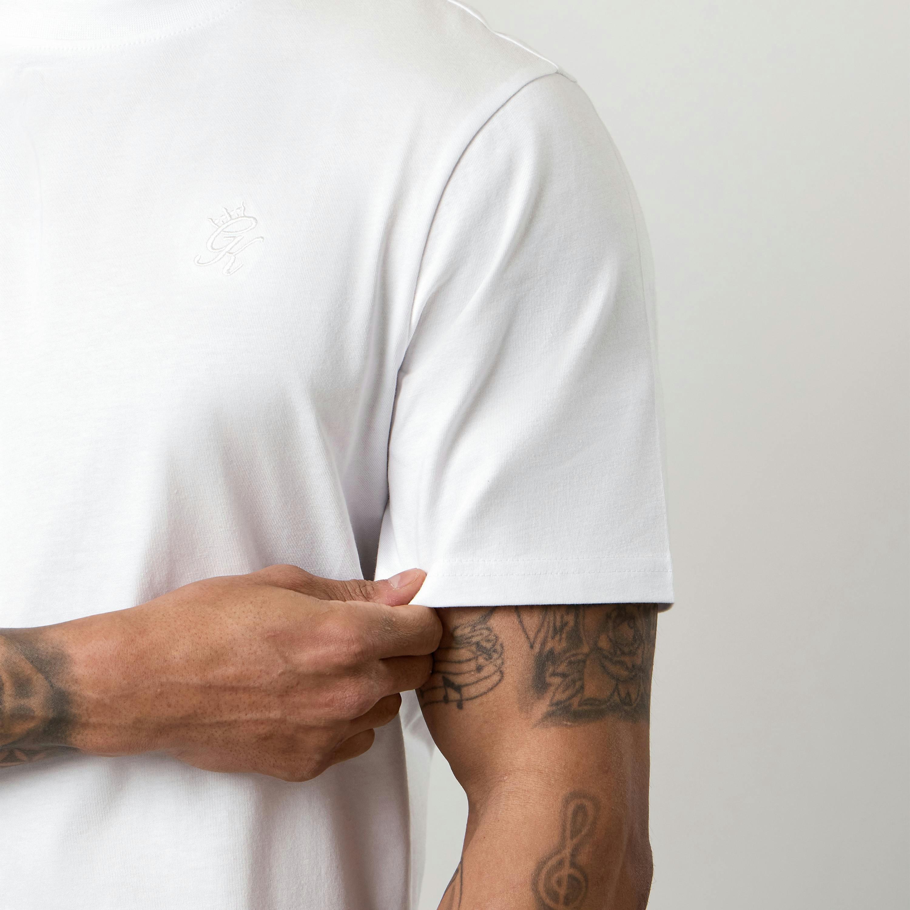 Gym King Victory Regular Fit Jersey T-Shirt - White , view 6 of 6
