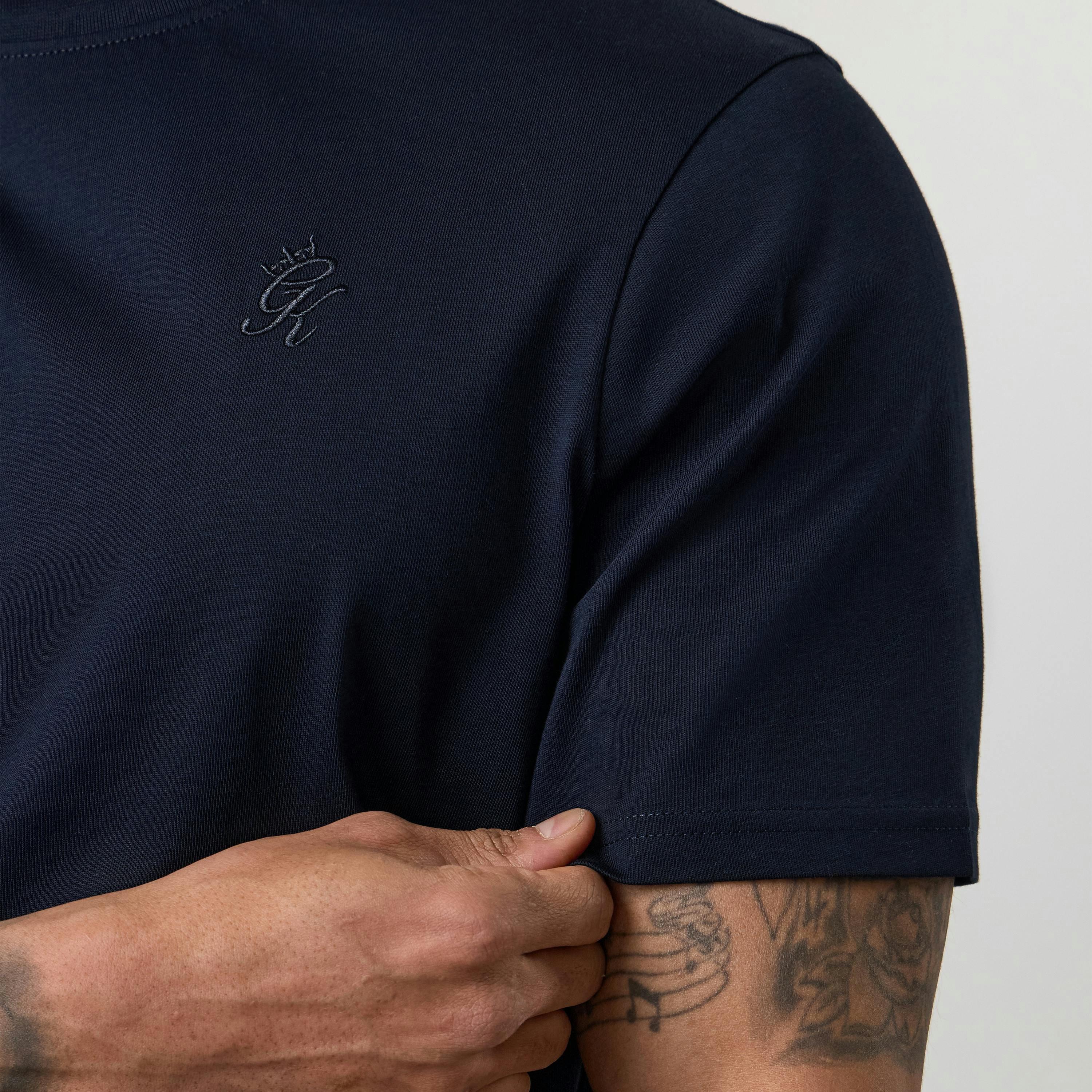 Gym King Victory Regular Fit Jersey T-Shirt - Navy , view 4 of 6