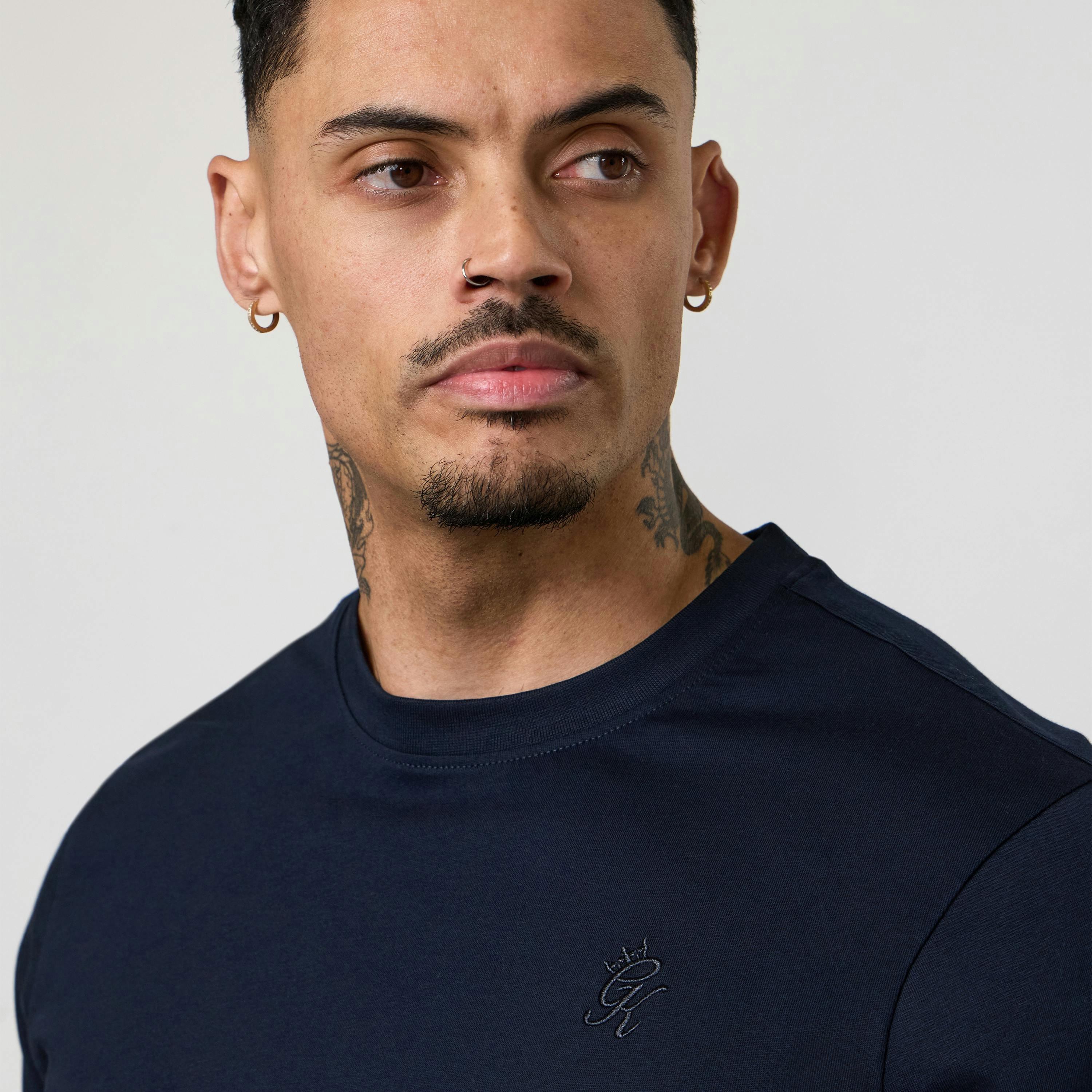 Gym King Victory Regular Fit Jersey T-Shirt - Navy , view 5 of 6