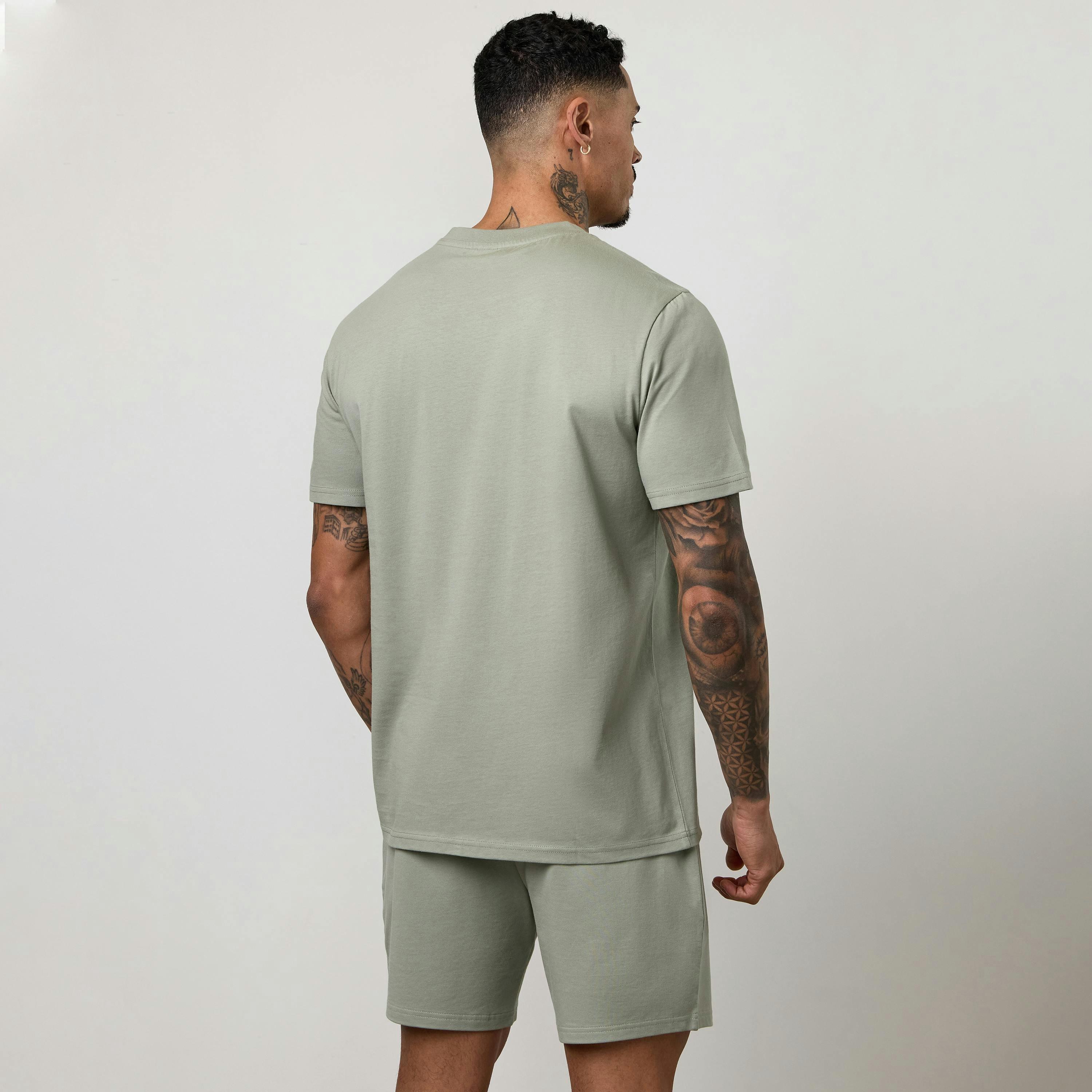 Gym King Victory Regular Fit Jersey T-Shirt - Soft Khaki , view 2 of 6