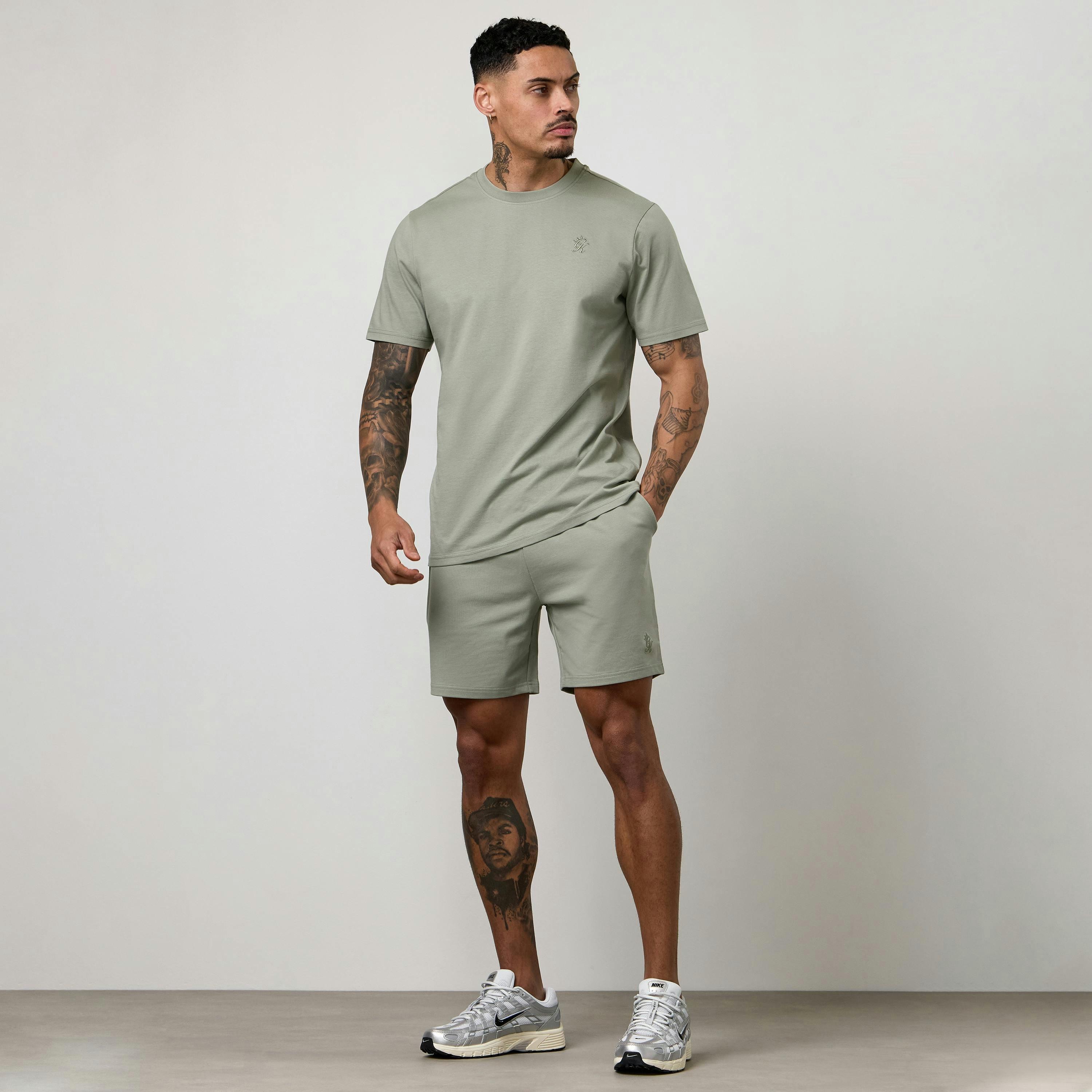 Gym King Victory Regular Fit Jersey T-Shirt - Soft Khaki , view 3 of 6