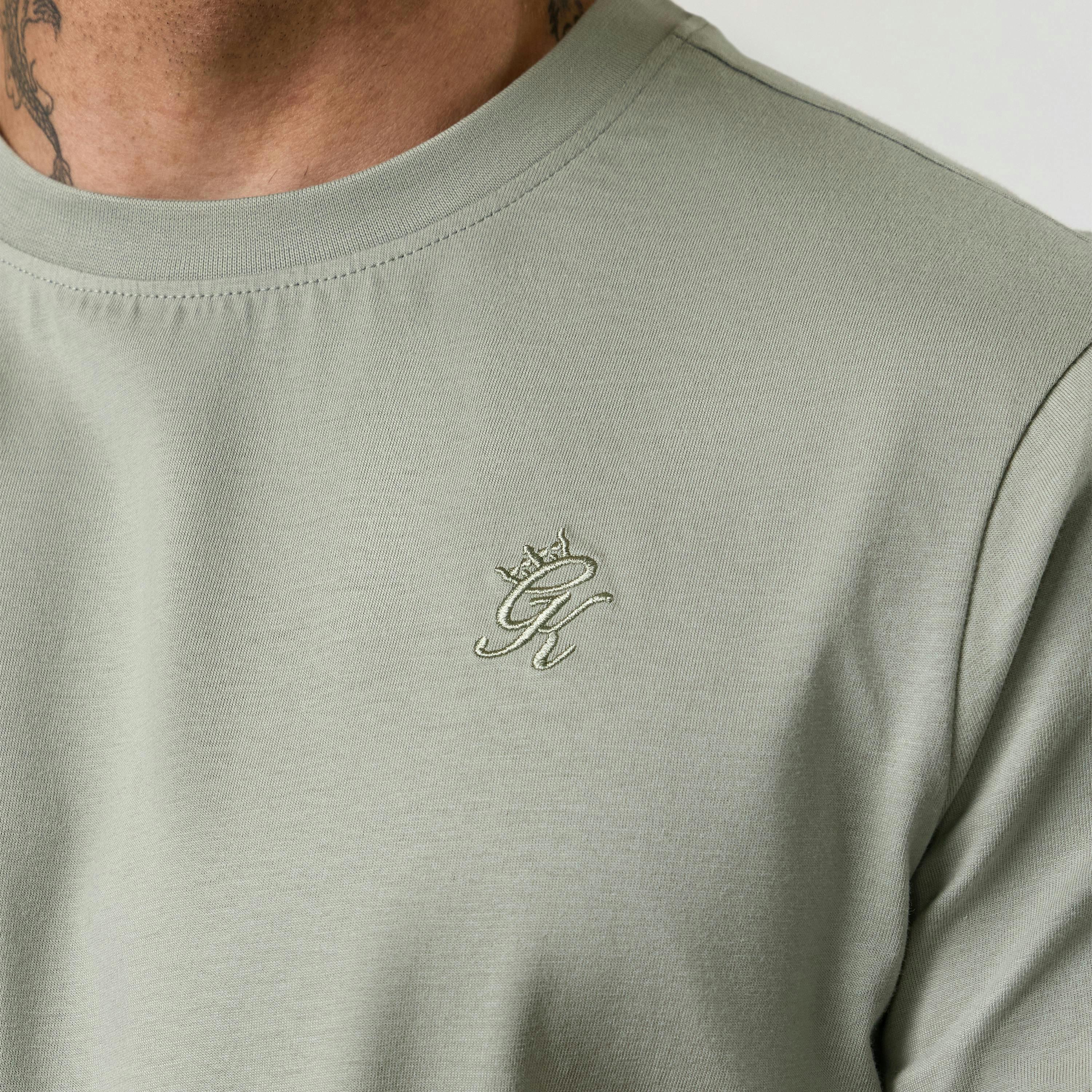 Gym King Victory Regular Fit Jersey T-Shirt - Soft Khaki , view 6 of 6