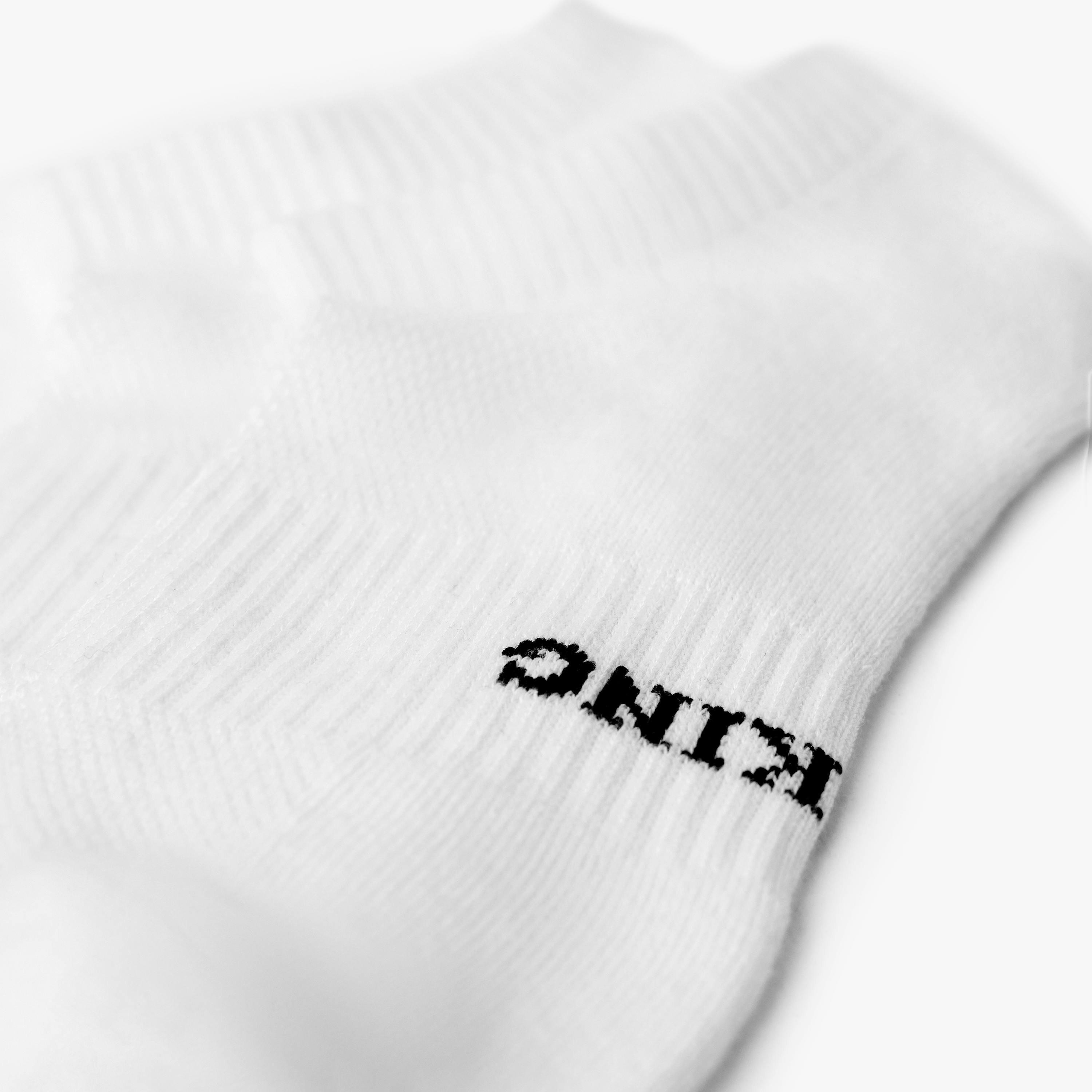 Gym King Linear Sports Sock (1PK) - White , view 2 of 4