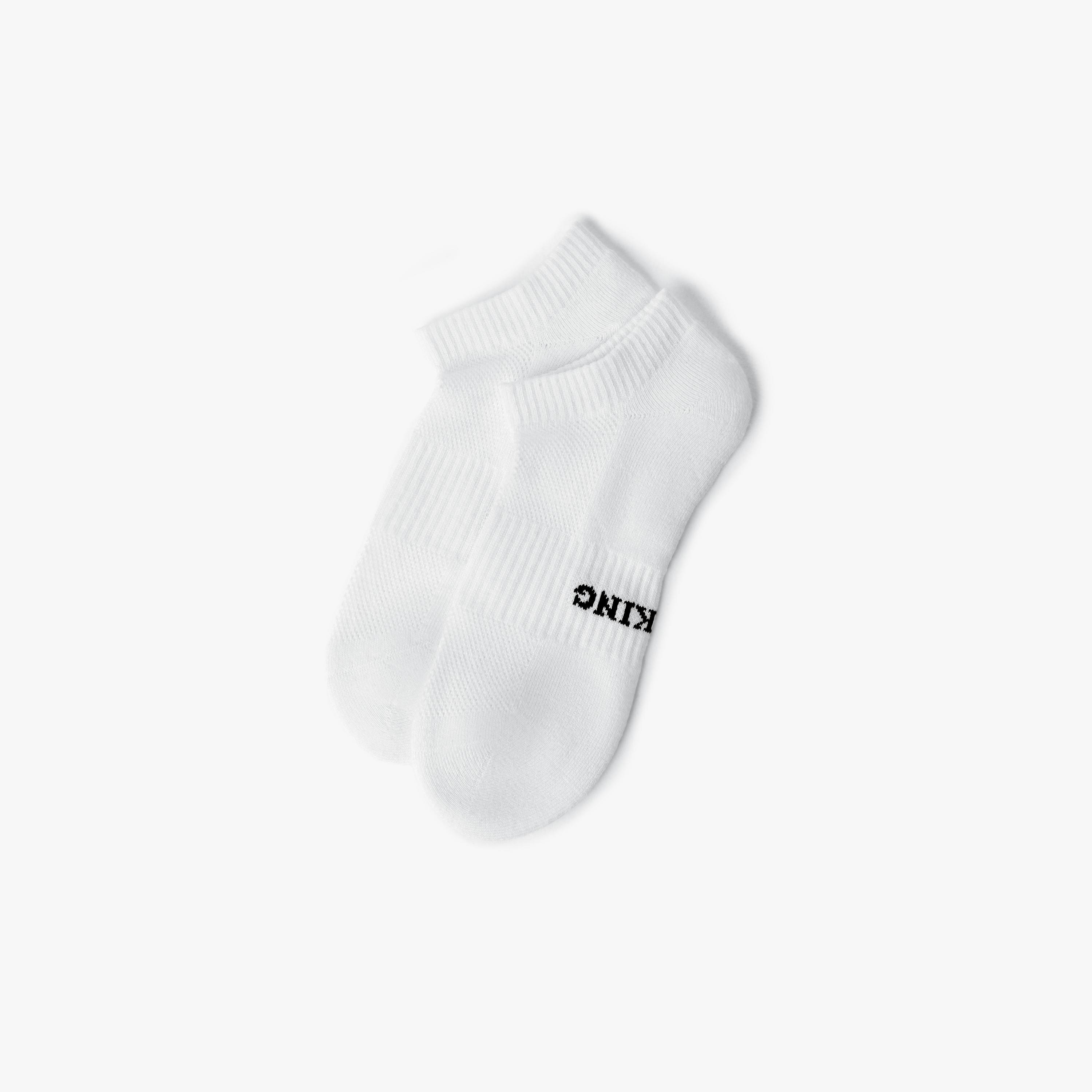 Gym King Linear Sports Sock (1PK) - White , view 3 of 4