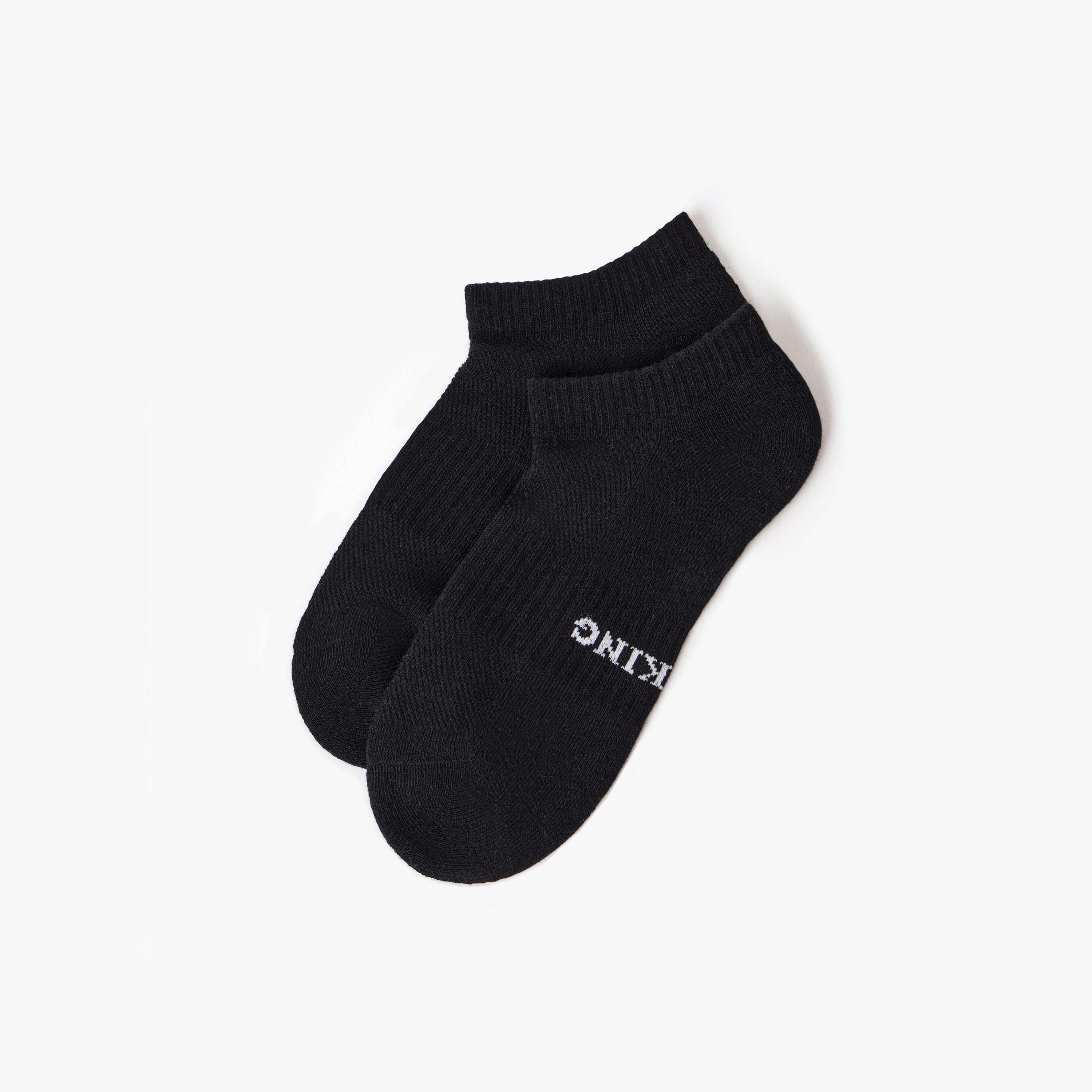 Gym King Linear Sports Sock (1PK) - Black , view 2 of 3