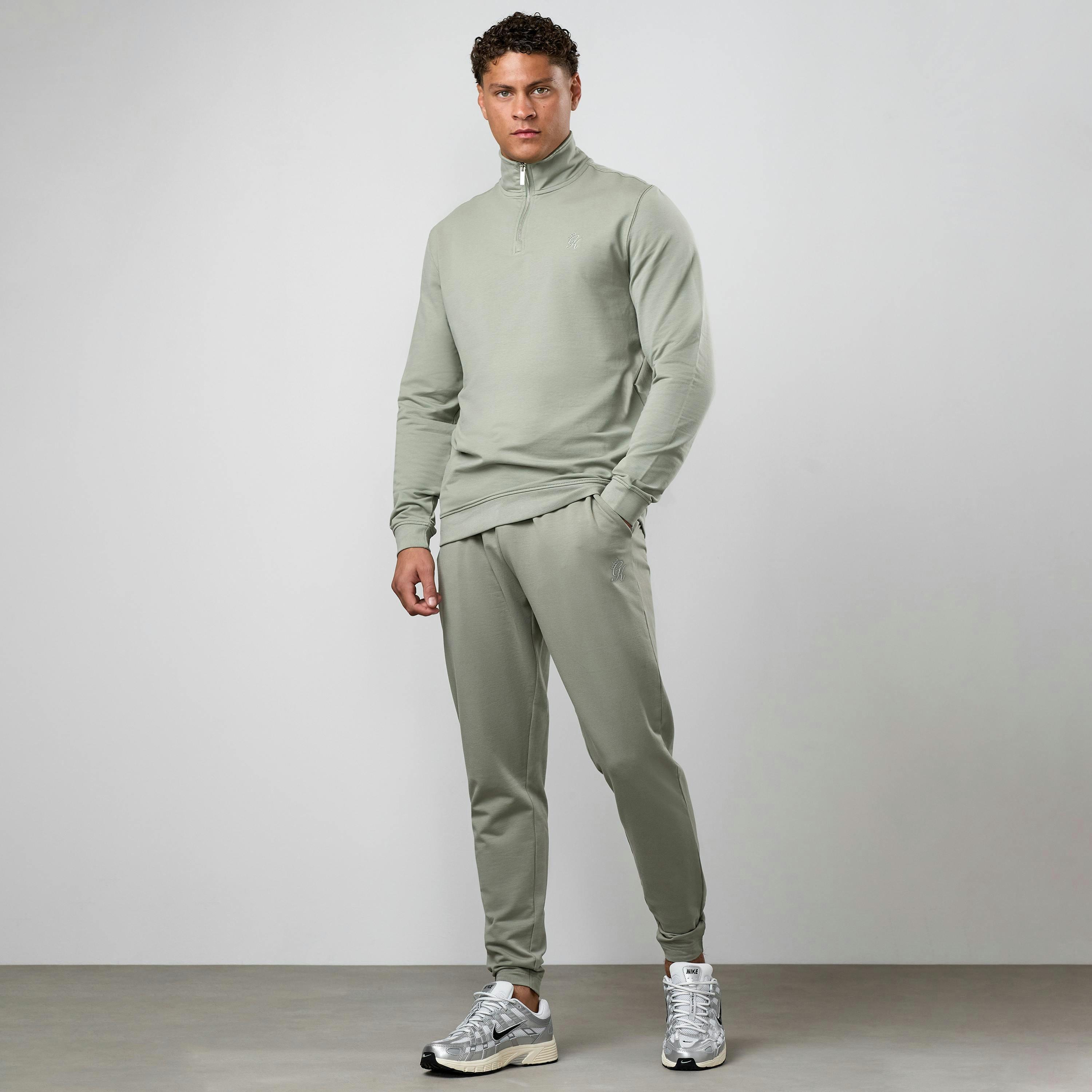 Gym King Victory 1/4 Zip - Soft Khaki , view 3 of 6