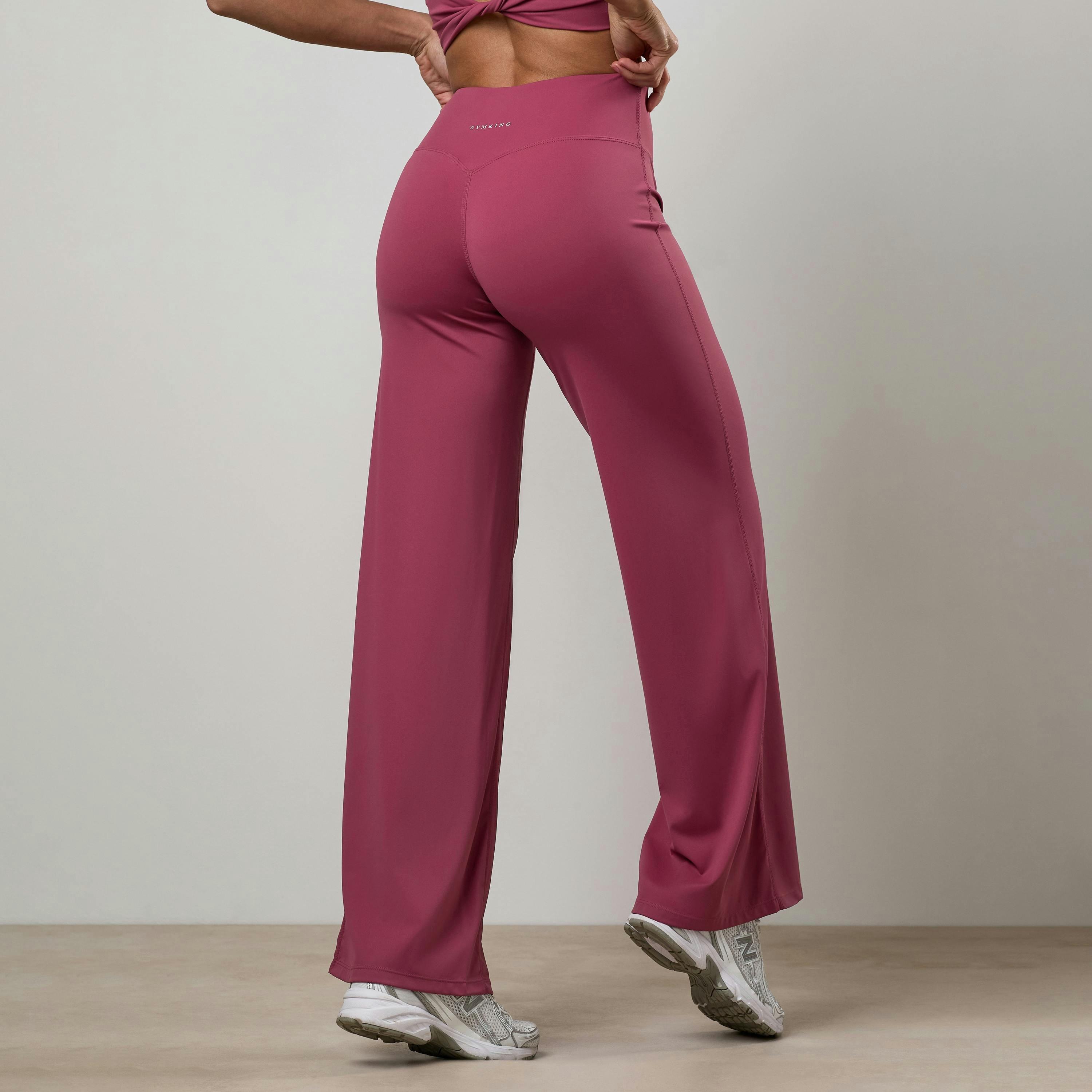Gym King 365 Straight Leg Yoga Pant Regular - Berry , view 2 of 6