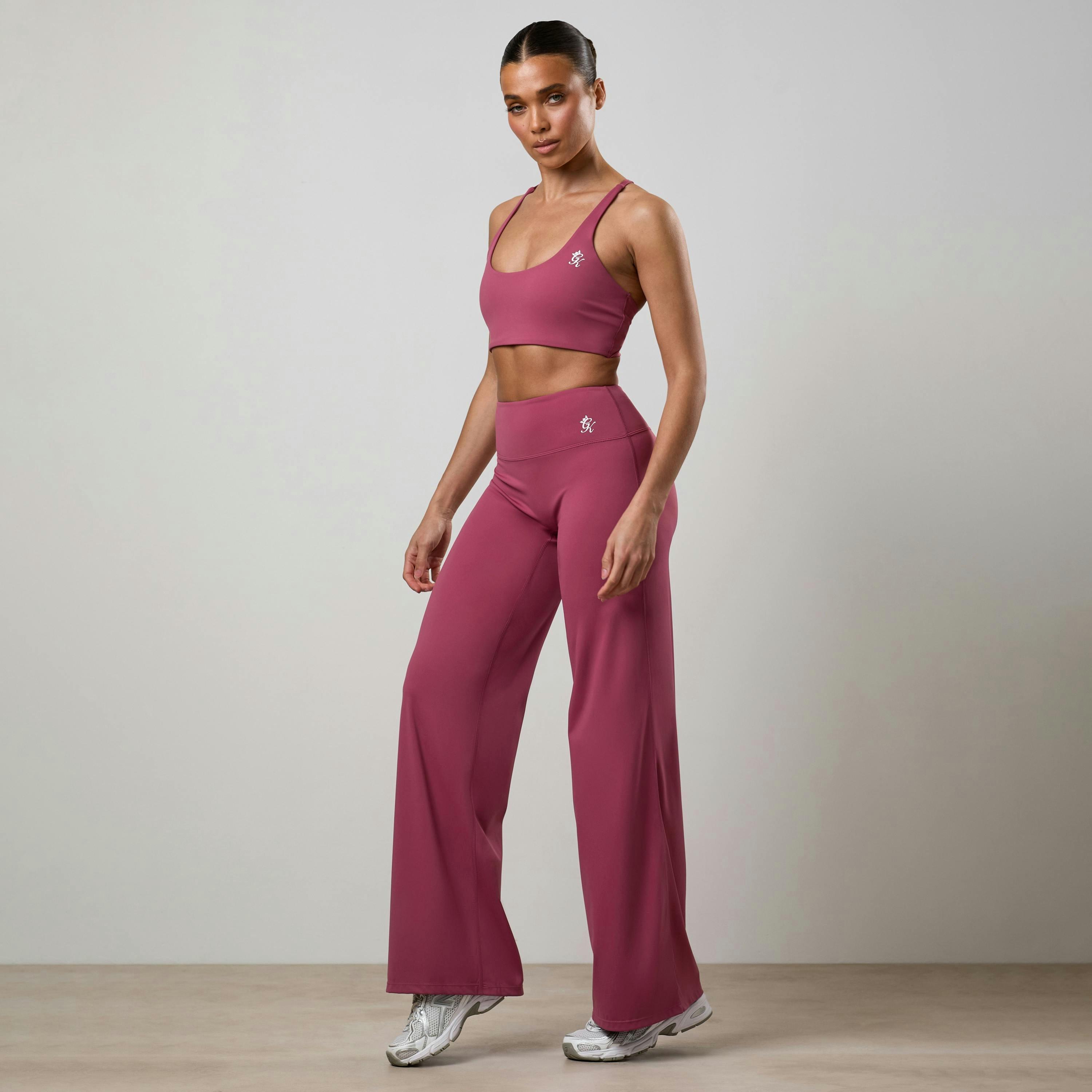 Gym King 365 Straight Leg Yoga Pant Regular - Berry , view 3 of 6
