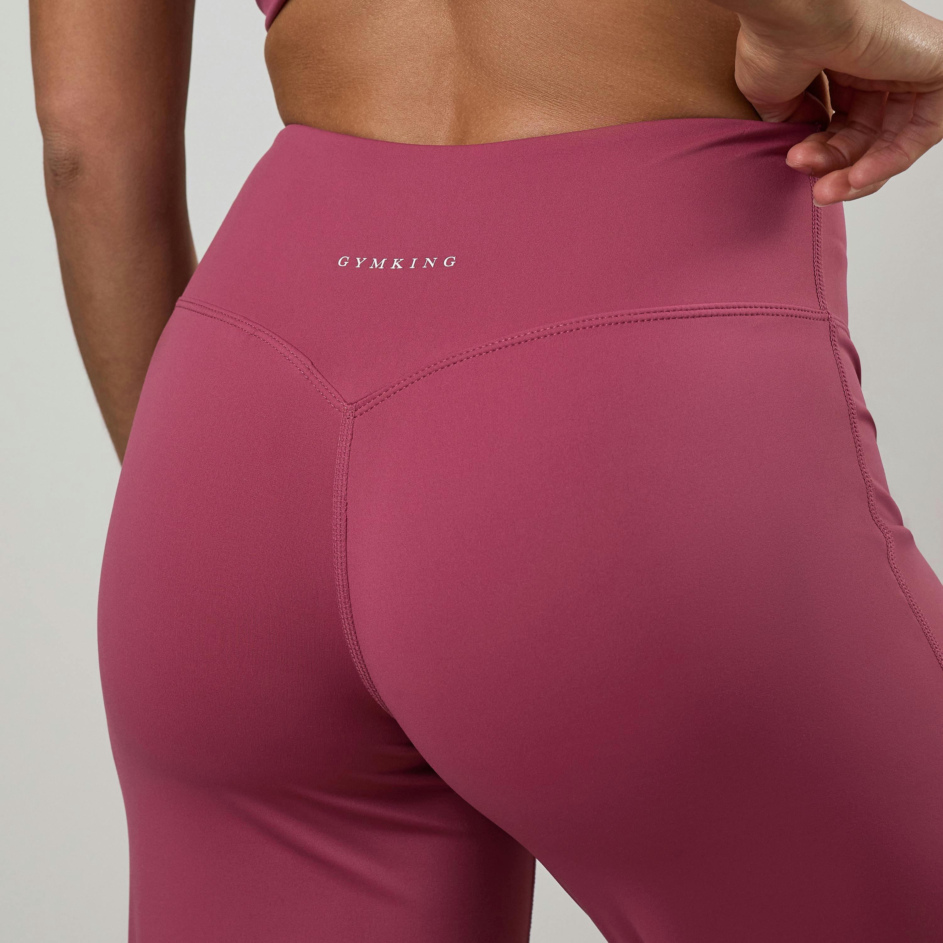 Gym King 365 Straight Leg Yoga Pant Regular - Berry , view 4 of 6
