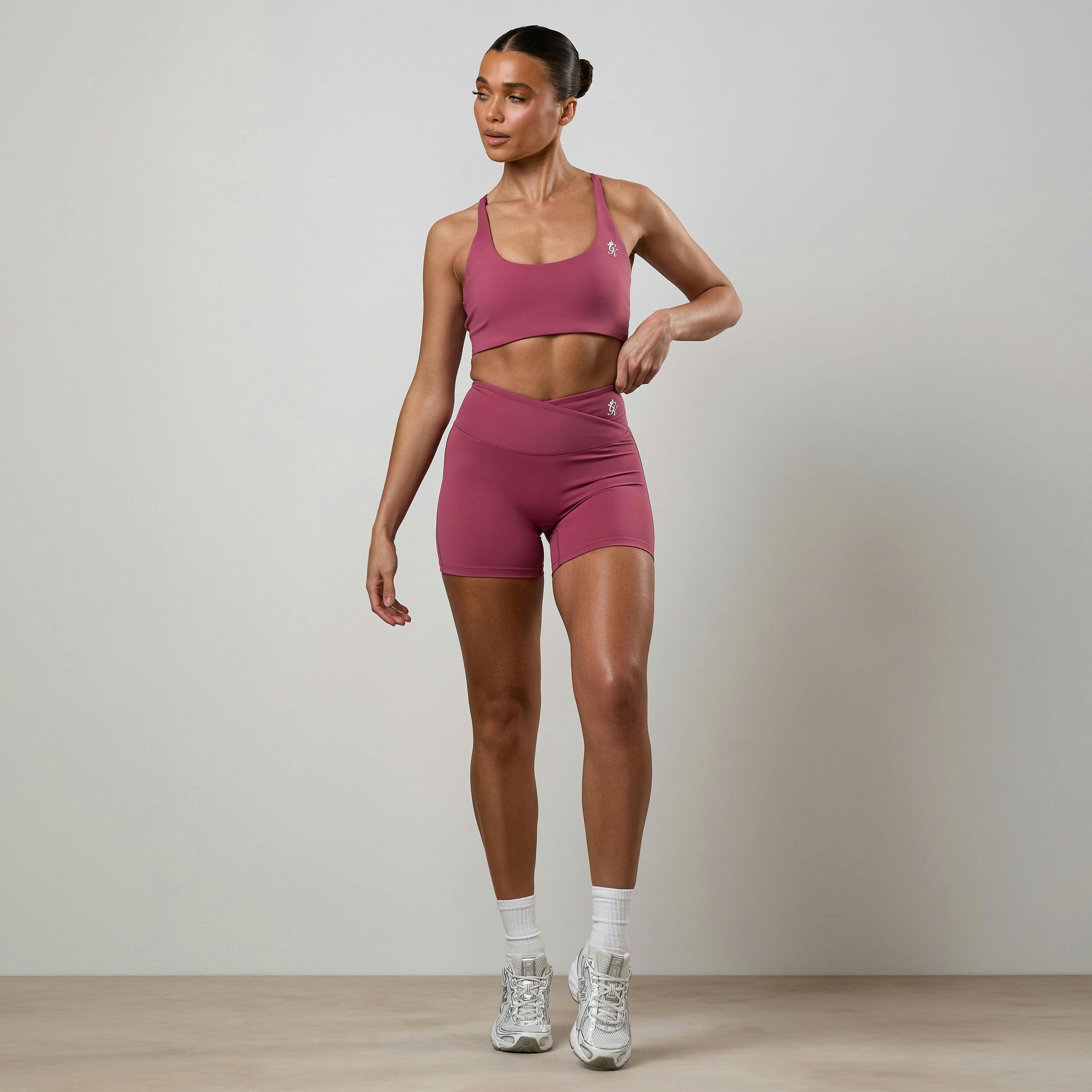 Gym King 365 Twist Back Bra - Berry , view 3 of 6
