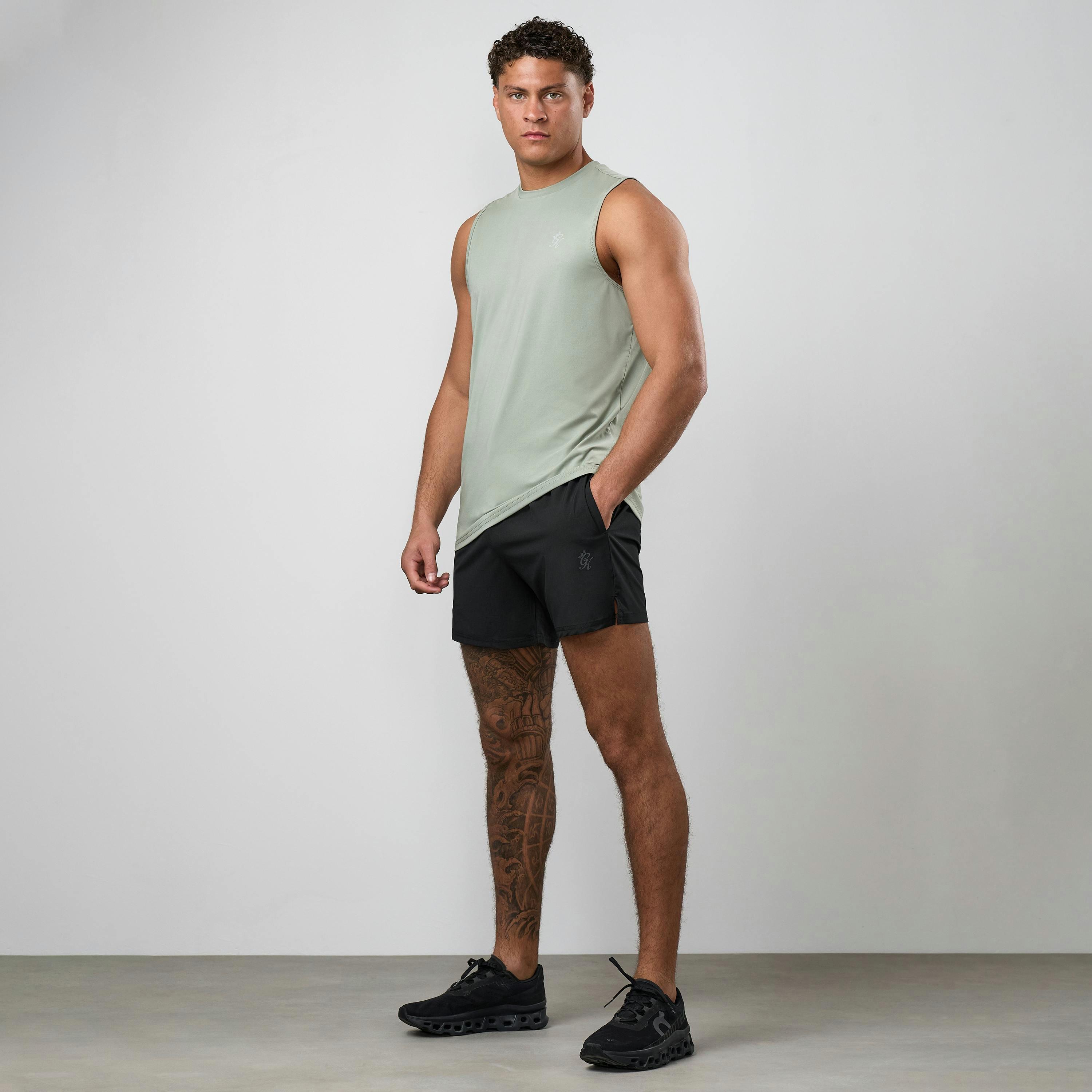 Gym King Victory Performance Vest - Soft Khaki , view 3 of 6