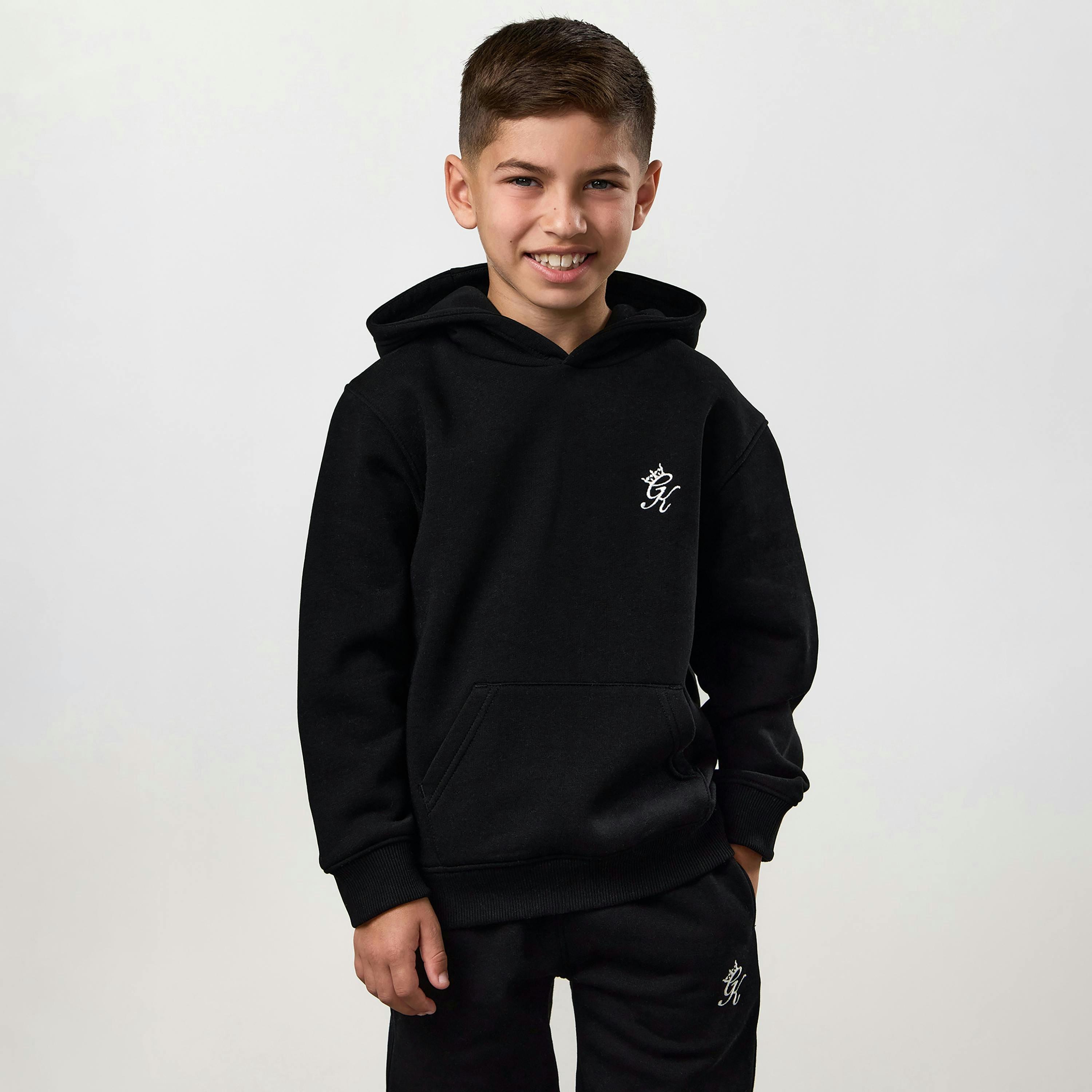 Gym King Younger Kids Fundamental Hoodie - Black , view 1 of 6